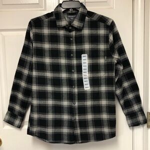 Eddie Bauer Long Sleeve Plaid. Flannel Shirt